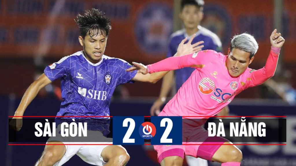 Đà Nẵng đánh rơi chiến thắng trước Sài Gòn dù dẫn 2 bàn