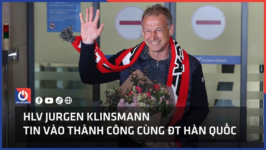 HLV Jurgen Klinsmann tin vào thành công cùng ĐT Hàn Quốc
