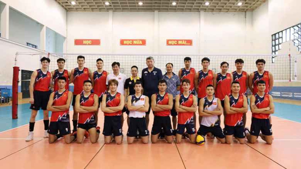 Đội tuyển bóng chuyền nam Việt Nam gút danh sách chuẩn bị cho SEA Games 31