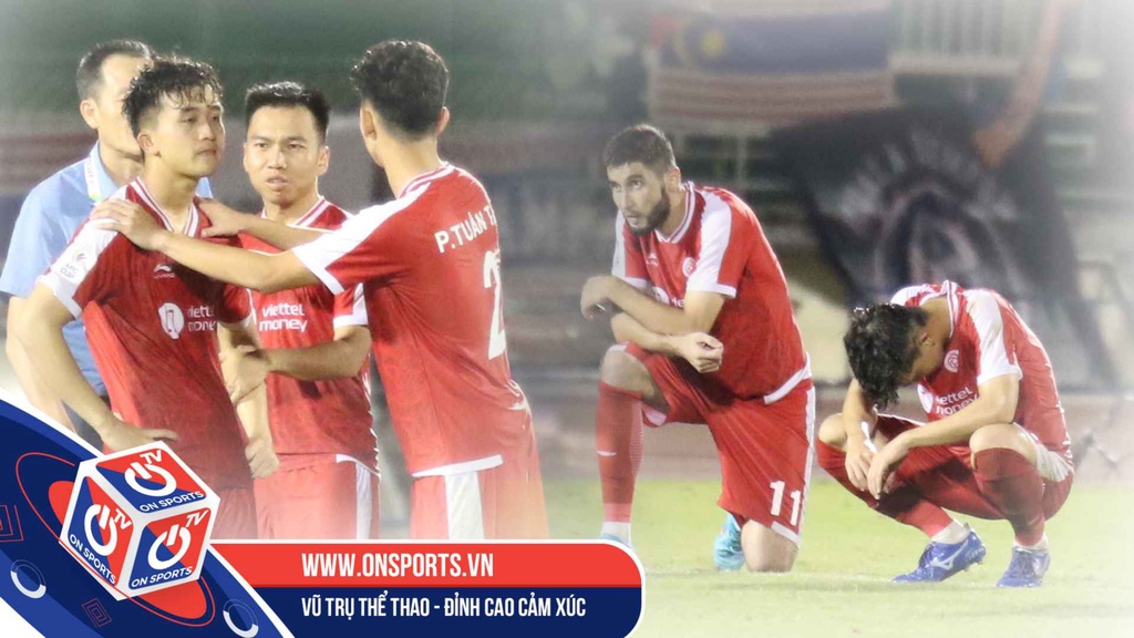 Tuyển thủ U23 Việt Nam bật khóc vì sút hỏng penalty khiến Viettel FC bị loại