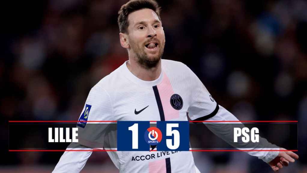 Video Highlight Lille vs PSG, Ligue 1 hôm nay