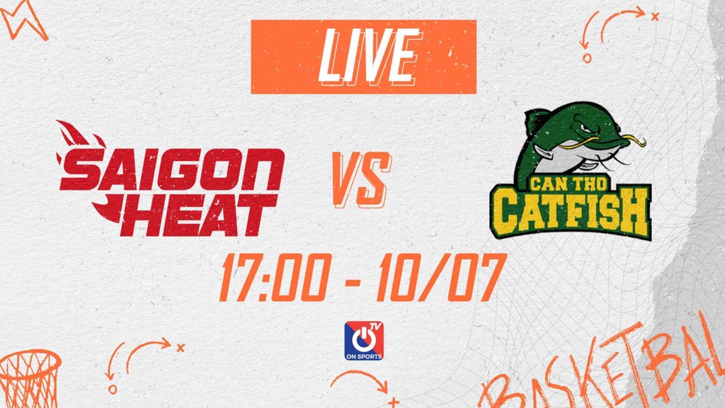 Link trực tiếp Saigon Heat vs Can Tho Catfish lúc 17h ngày 10/7, giải VBA 2022