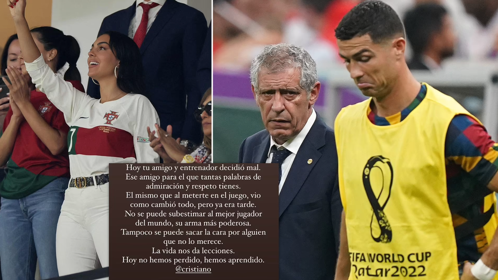 Bạn gái và chị Ronaldo tiếp tục chỉ trích HLV Bồ Đào Nha khi để CR7 dự bị