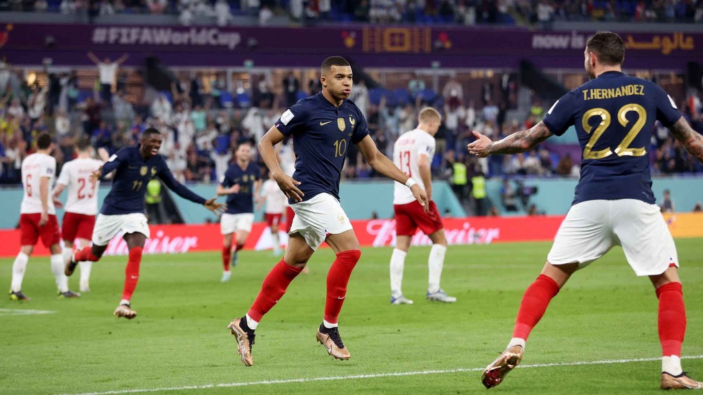 Pháp 2-1 Đan Mạch: Mbappe tỏa sáng, "Gà trống Gô-loa" giành vé vào vòng loại trực tiếp