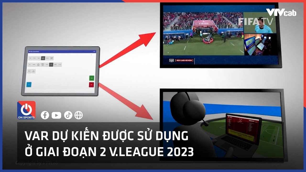 VAR dự kiến được sử dụng ở giai đoạn 2 V.League 2023