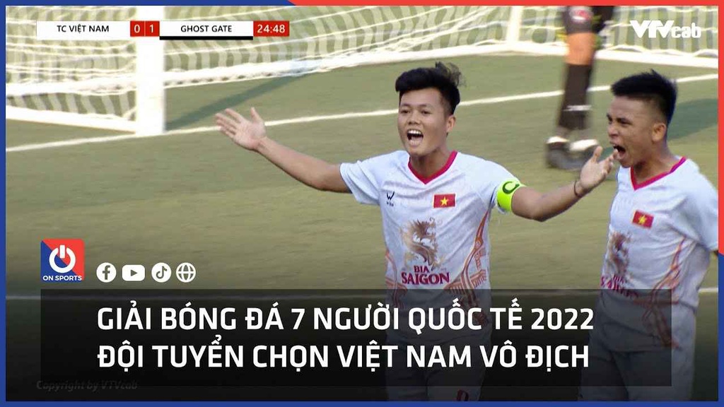 Việt Nam vô địch giải bóng đá 7 người quốc tế 2022