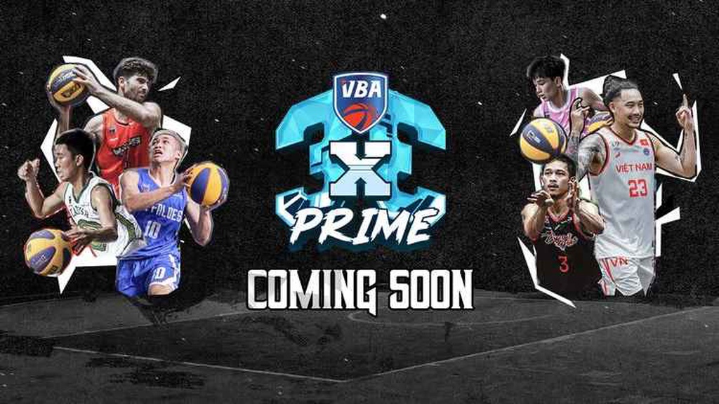 Giải bóng rổ VBA 3x3 Prime 2023 khởi tranh từ ngày 18/3 tại Hà Nội