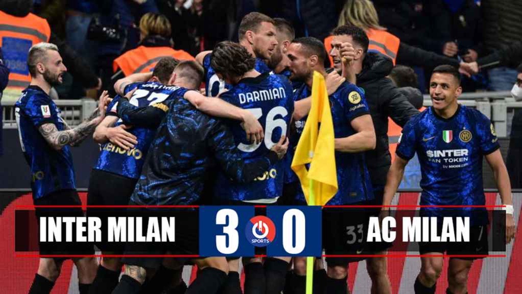 Video Highlight Inter Milan vs AC Milan, Coppa Italia hôm nay