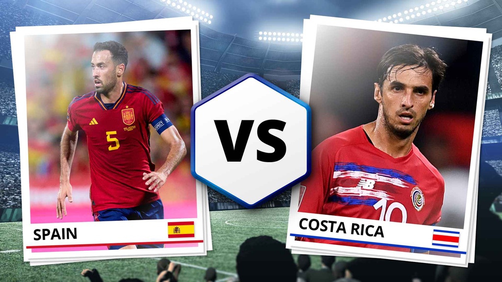 Trực tiếp Tây Ban Nha vs Costa Rica lúc 23h ngày 23/11, bảng E World Cup 2022