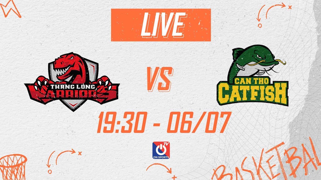 Link trực tiếp Thang Long Warriors vs Can Tho Catfish lúc 19h30 ngày 6/7, giải VBA 2022