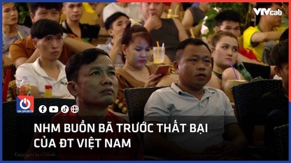 NHM buồn bã trước thất bại của ĐT Việt Nam