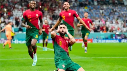 Bồ Đào Nha 2-0 Uruguay: Bruno Fernandes lập cú đúp