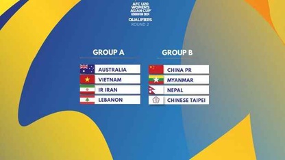Xác định đối thủ của U20 nữ Việt Nam tại vòng loại thứ 2 giải châu Á