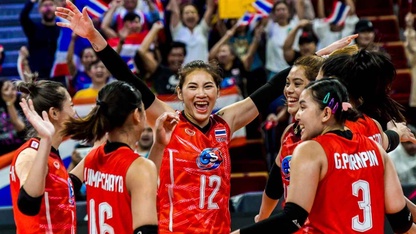 Đè bẹp Hàn Quốc, bóng chuyền nữ Thái Lan hiên ngang vào vòng 2 giải thế giới