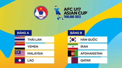 Kết quả bốc thăm VCK U17 châu Á 2023: Việt Nam cùng bảng với Nhật Bản, Ấn Độ và Uzbekistan