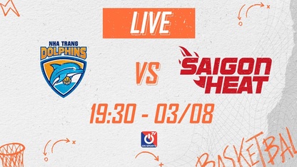Link trực tiếp Nha Trang Dolphins vs Sai Gon Heat lúc 19h30 ngày 3/8, giải VBA 2022