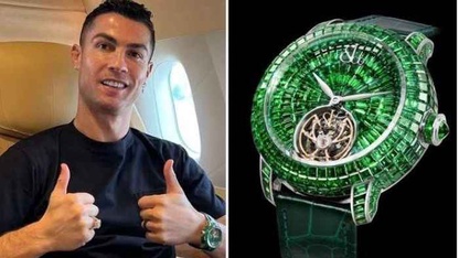 Cận cảnh chiếc đồng hồ Jacob & Co độc nhất vô nhị hơn 18 tỉ đồng mới được tặng của Ronaldo