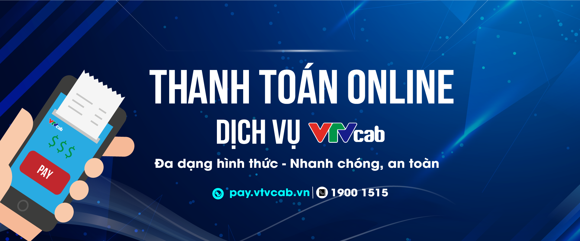 Thanh toán online trên VTVcab