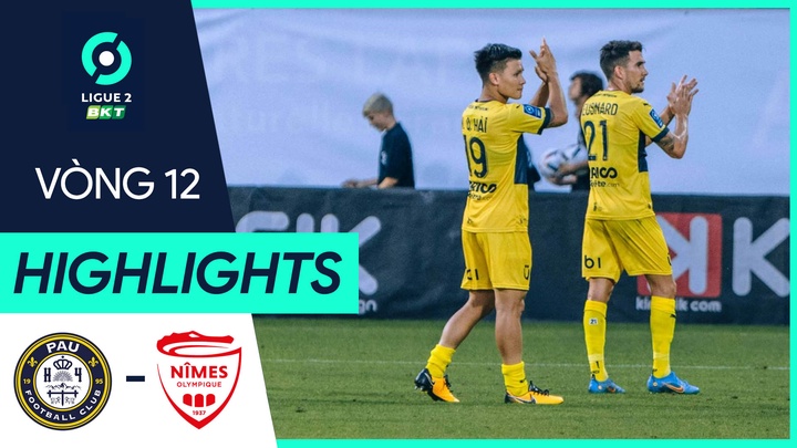 Ligue 2 2022/23 - Vòng 13 - Pau vs Nimes