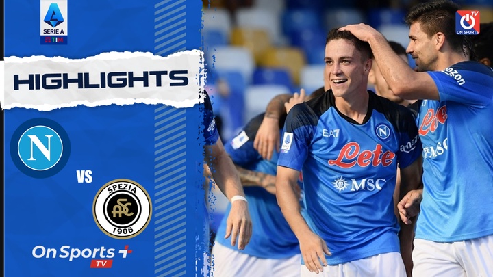 Highlights - Serie A 2022/23 - Vòng 6 - Napoli vs Spezia