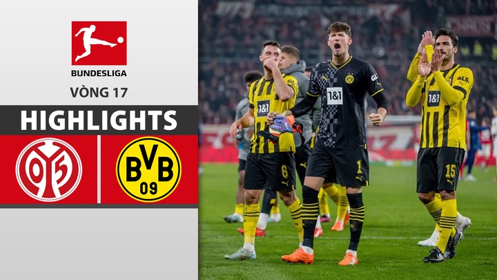 Vòng 17 - Mainz 05 vs Dortmund