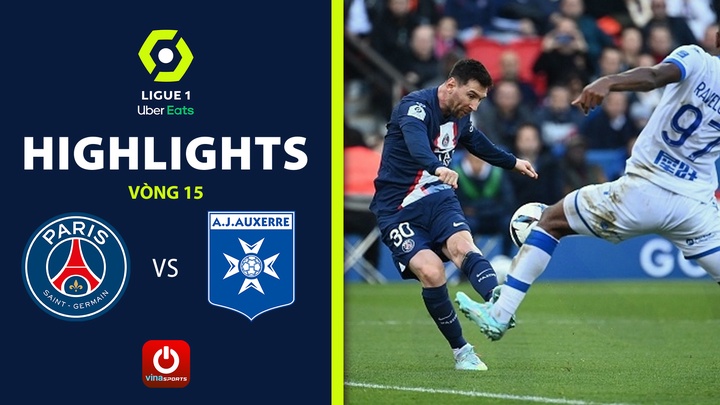 Vòng 15 - PSG vs Auxerre