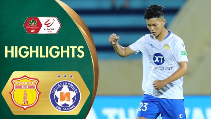 Highlights - V.League 2022 - Vòng 14 - Nam Định - SHB Đà Nẵng