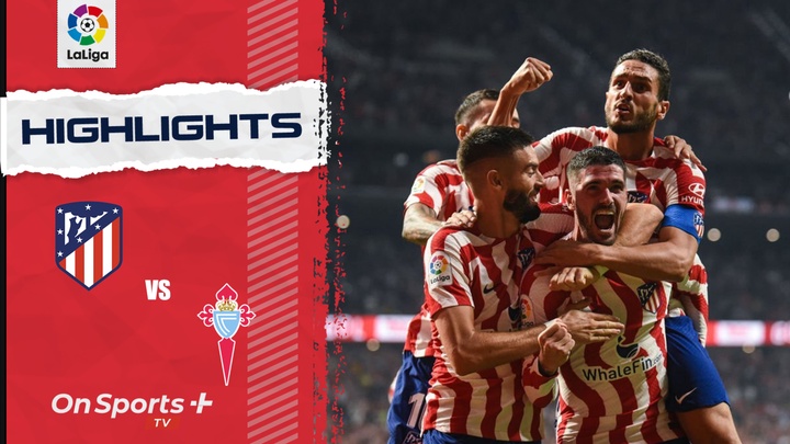 Highlights - La Liga 2022/23 - Vòng 5 - Atletico Madrid - Celta Vigo