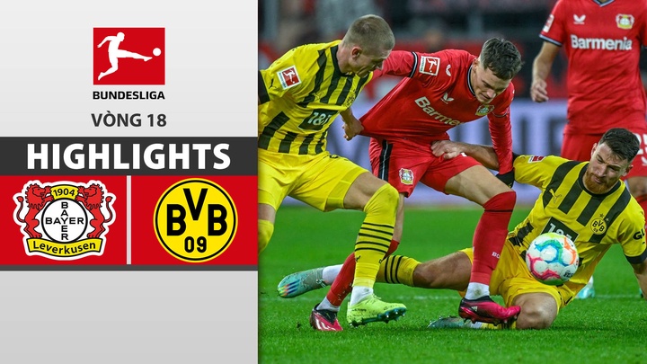 Vòng 18 - Bayer Leverkusen vs Dortmund