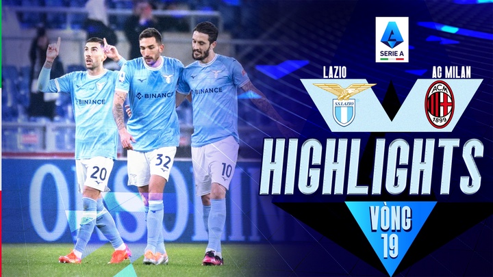 Vòng 19 - Lazio vs AC Milan