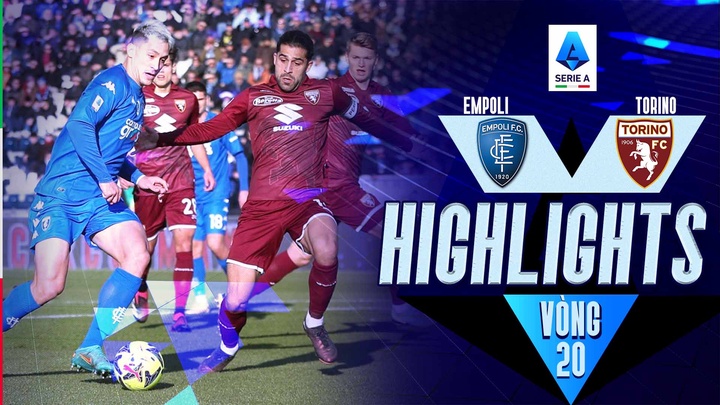 Vòng 20 - Empoli vs Torino