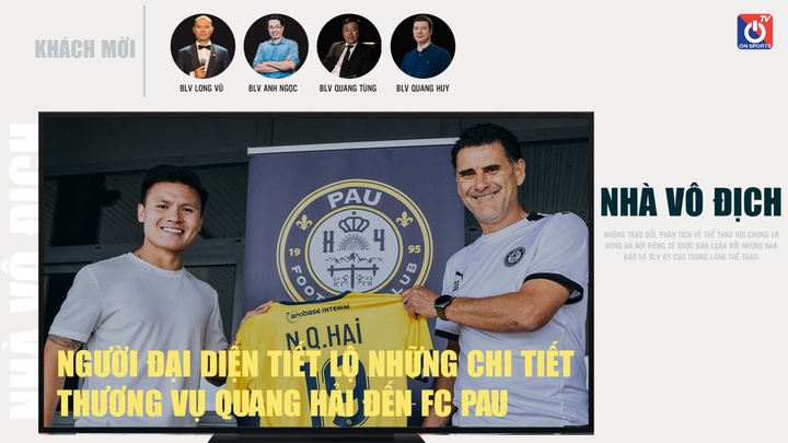 Người Đại Diện Tiết Lộ Những Chi Tiết Thương Vụ Quang Hải Đến FC Pau - Nhà Vô Địch