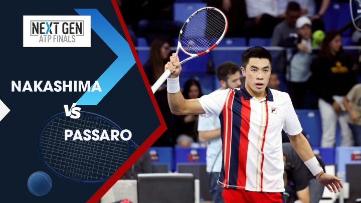 Highlights - Next Gen ATP Finals 2022 - Bảng Xanh - Brandon Nakashima vs Francesco Passaro